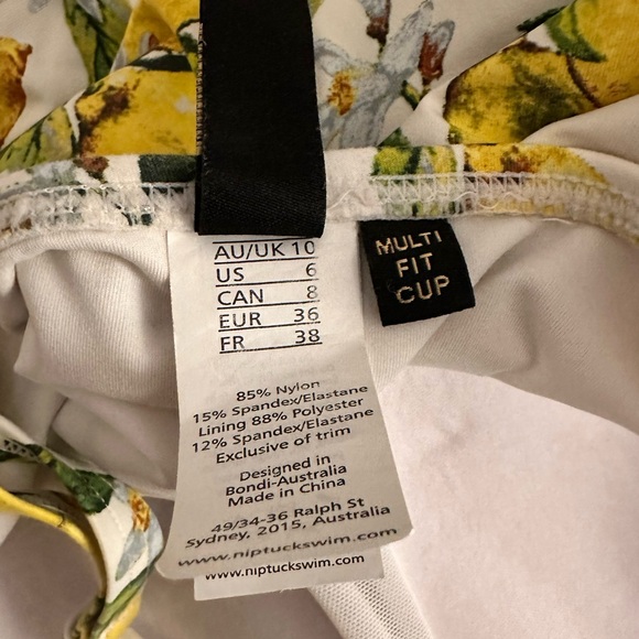 Nip Tuck One Piece Swimsuit  Sz6 - Picture 8 of 8